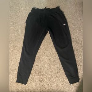 CHAMPION REVERSE WEAVE SWEATPANTS SZ. LARGE BLACK
